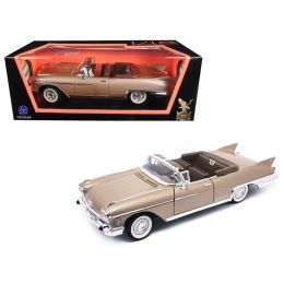 1958 Cadillac Eldorado Biarritz Gold 1/18 Diecast Model Car by Road Signature