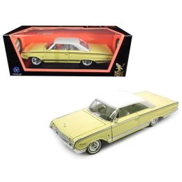 1964 Mercury Marauder Yellow 1/18 Diecast Model Car by Road Signature