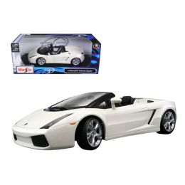 Lamborghini Gallardo Spyder White 1/18 Diecast Model Car by Maisto