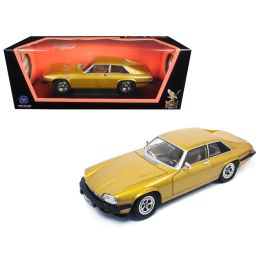 1975 Jaguar XJS Coupe Gold 1/18 Diecast Model Car by Road Signature