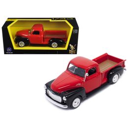 1950 GMC Pickup Truck Red/Black 1/43 Diecast Model Car by Road Signature