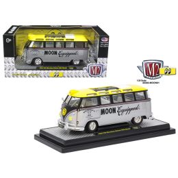 1959 Volkswagen Microbus Deluxe USA Model Mooneyes 1/24 Diecast Model Car by M2 Machines