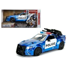 Barricade Custom Police Car From \Transformers\ Movie 1/24 Diecast Model Car by Jada Metals