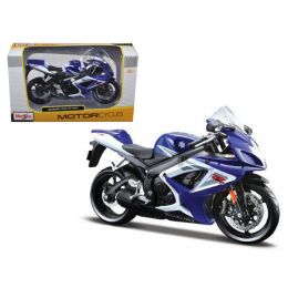 Suzuki GSX-R750 Blue Motorcycle 1/12 Diecast Model by Maisto