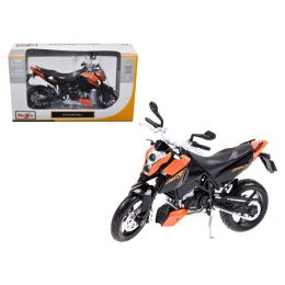 KTM 690 Duke Orange / Black Motorcycle 1/12 Diecast Model by Maisto
