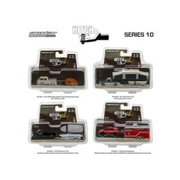 Hitch & Tow Series 10 Set of 4 1/64 Diecast Model Cars by Greenlight