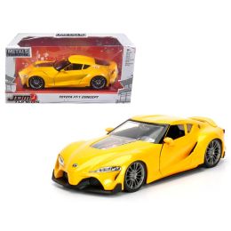 Toyota FT-1 Concept Yellow JDM Tuners 1/24 Diecast Model Car by Jada