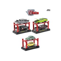 Auto Lift Series 15, 6pc Diecast Car Set 1/64 Diecast Model Cars by M2 Machines