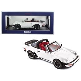 1987 Porsche 911 3.3 L Turbo Targa White 1/18 Diecast Model Car by Norev