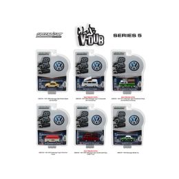 Greenlight Vee Dub Series 5, 6pc Diecast Car Set 1/64 Diecast Model Cars by Greenlight