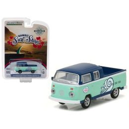 1976 Volkswagen Type 2 Double Cab Pickup \Doka\ Hawaii Surf Shop Hobby Exclusive 1/64 Diecast Model Car by Greenlight