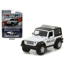 2009 Jeep Wrangler Burlington, Wisconsin Police Hot Pursuit Series 23 1/64 Diecast Model Car by Greenlight