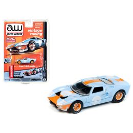 1965 Ford GT40 Vintage Racing 1/64 Diecast Model Car by Autoworld