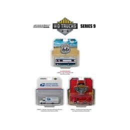 Heavy Duty Trucks Series 9, Set of 3 Trucks 1/64 Diecast Models by Greenlight