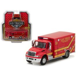 2013 International Durastar Las Vegas Fire & Rescue Paramedics Ambulance HD Trucks Series 9 1/64 Diecast Model by Greenlight