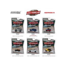 All Terrain Series 5, 6pc Diecast Car Set 1/64 Diecast Model Cars by Greenlight