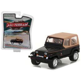 1994 Jeep Wrangler Sahara Black \All Terrain\ Series 5 1/64 Diecast Model Car by Greenlight