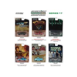 Hollywood Series / Release 17, 6pc Diecast Car Set 1/64 Diecast Model Cars by Greenlight