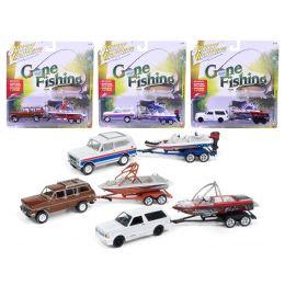 Gone Fishing 2017 Release 3A Set of 3, Each item is Limited to 2508pc 1/64 Diecast Model Cars by Johnny Lightning