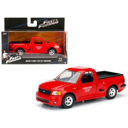 Brian\s 1999 Ford F-150 SVT Lightning Red \Fast & Furious\ Movie 1/32 Diecast Model Car by Jada