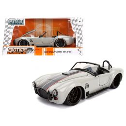 1965 Shelby Cobra 427 S/C Grey 1/24 Diecast Model Car by Jada