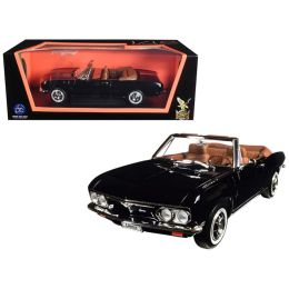 1969 Chevrolet Corvair Black 1/18 Diecast Model Car by Road Signature