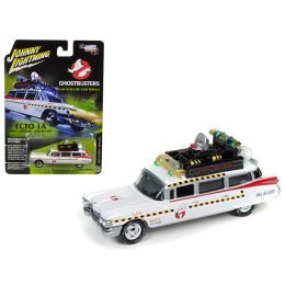 1959 Cadillac Ghostbusters Ecto-1A from \Ghostbusters 1\ Movie 1/64 Diecast Model Car by Johnny Lightning