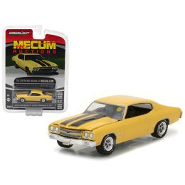 1970 Chevrolet COPO Chevelle SS Daytona Yellow Mecum Auctions Collector Series 1 1/64 Diecast Model Car by Greenlight