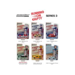 Running on Empty Series 3, 6pc Diecast Car Set 1/64 Diecast Model Cars by Greenlight