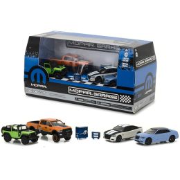 MOPAR Garage 6pc Set Multi Car Diorama 1/64 Diecast Model Cars by Greenlight