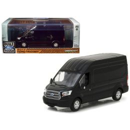 2017 Ford Transit LWB High Roof Black 1/43 Diecast Model Car by Greenlight