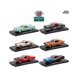 Drivers 6 Cars Set Release 44 In Blister Packs 1/64 Diecast Model Cars by M2 Machines