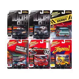 Street Freaks 2017 Release 3A Set of 6 cars 1/64 Diecast Model Cars by Johnny Lightning