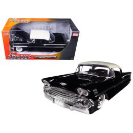 1958 Chevrolet Impala Black \Showroom Floor\ 1/24 Diecast Model Car by Jada