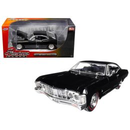 1967 Chevrolet Impala Black \Showroom Floor\ 1/24 Diecast Model Car by Jada