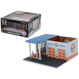 Mechanic\s Corner Series 1, Vintage Gas Station Gulf Oil 1/64 by Greenlight