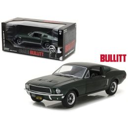 1968 Ford Mustang Gt Fastback Green from \Bullitt\ Movie 1/24 Diecast Model Car by Greenlight