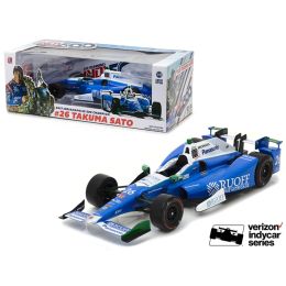2017 Indianapolis 500 Champion #26 Takuma Sato / Andretti Autosport, Ruoff Home Mortgage 1/18 Diecast Model Car by Greenlight