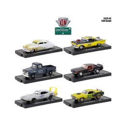 Drivers 6 Cars Set Release 45 In Blister Packs 1/64 Diecast Model Cars by M2 Machines