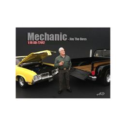 Mechanic Jim The Boss Figurine / Figure For 1:18 Models by American Diorama