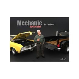 Mechanic Jim The Boss Figurine / Figure For 1:24 Models by American Diorama