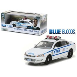 2010 Chevrolet Impala NYPD New York Police Department Interceptor from \Blue Bloods\ (2010-Current) TV Series 1/43 Diecast Model Car by Greenlight