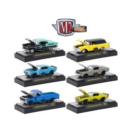 Auto Mods 6 Cars Set Release 6 IN DISPLAY CASES 1/64 Diecast Model Cars by M2 Machines