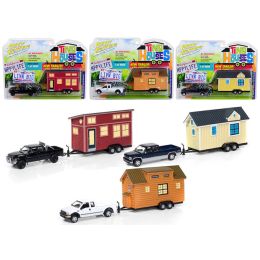 \Tiny Houses\ Set of 3 Trucks, Release A 1/64 Diecast Model Cars by Johnny Lightning