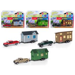 \Tiny Houses\ Set of 3 Trucks, Release B 1/64 Diecast Model Cars by Johnny Lightning