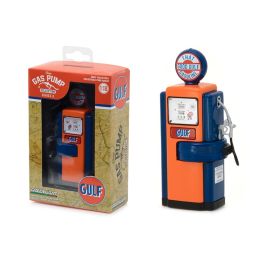 1948 Wayne 100-A Gas Pump Gulf Oil \That Good Gulf Gasoline\ Gas Pump Replica Vintage Gas Pump Series 2 1/18 Diecast Model by Greenlight