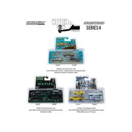 Hollywood Hitch & Tow Series 4 Set of 3 1/64 Diecast Model Cars by Greenlight