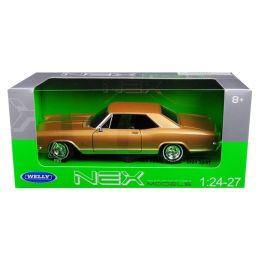 1965 Buick Riviera Gran Sport Gold 1/24 - 1/27 Diecast Model Car by Welly