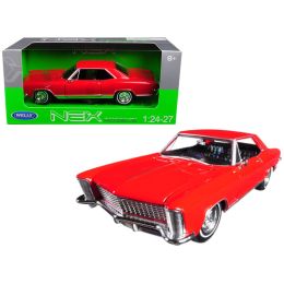 1965 Buick Riviera Gran Sport Red 1/24 - 1/27 Diecast Model Car by Welly