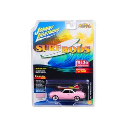 1964 Volkswagen Karmann Ghia Custom Light Pink Limited Edition to 2400pc Worldwide \Surf Rods\ 1/64 Diecast Model Car by Johnny Lightning